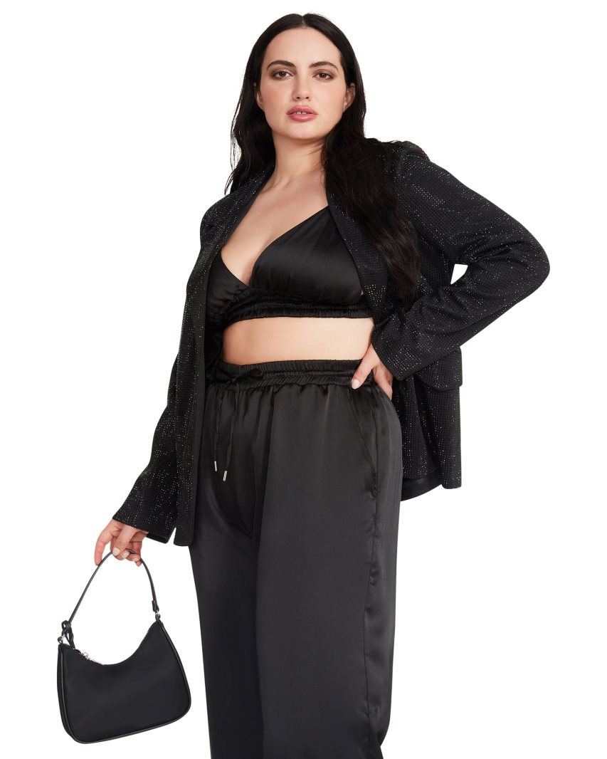 Black Steve Madden Aya Women's Jackets | PH 6349LNX